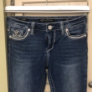 Affliction sz28 bling pockets